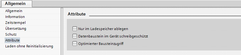 Schritt 3: Einstellungen für Datenbausteine im TIA-Portal 