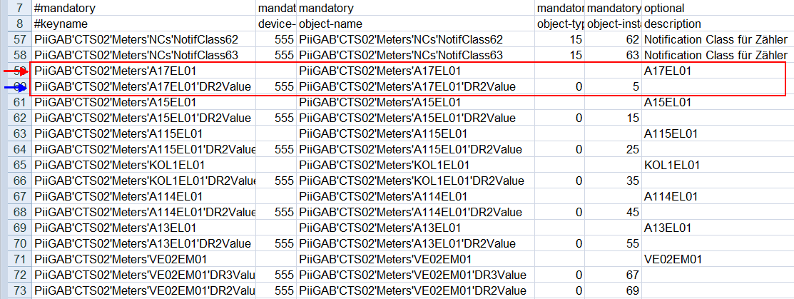 EDE-Datei nach Verarbeitung