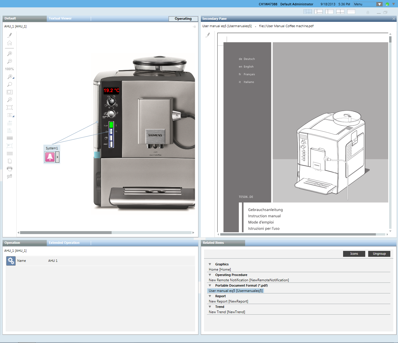 Benutzerhandbuch öffnen