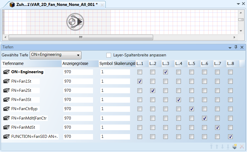Variantensymbol Ventilator