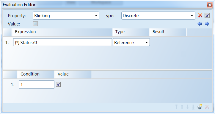 Einstellungen für den Blinkeffekt