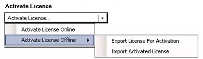 Importing / Exporting VMS license
