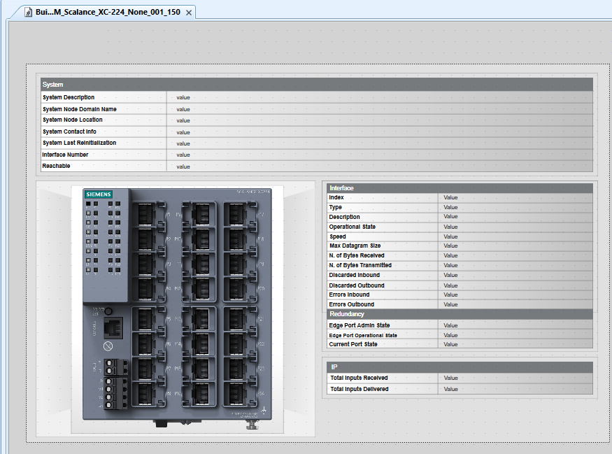 Scalance XC-224 Engineering Graphic Template