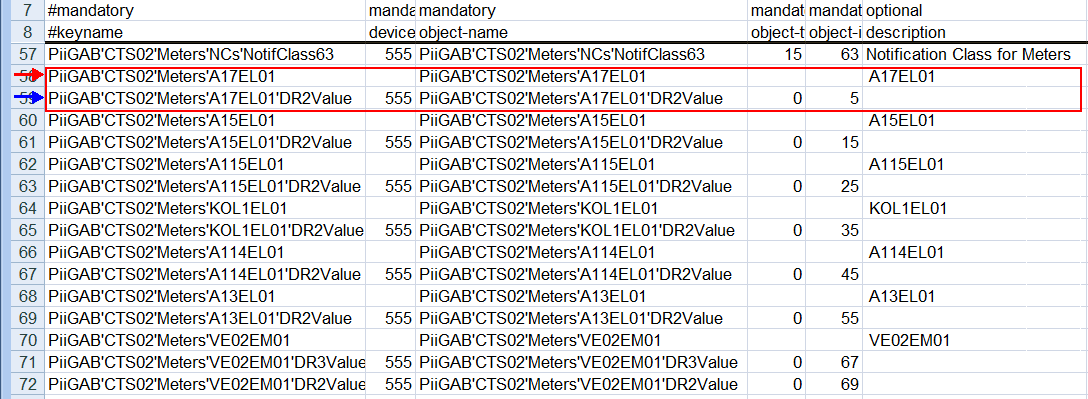 EDE File after Processing