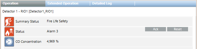 Gas Concentration Value