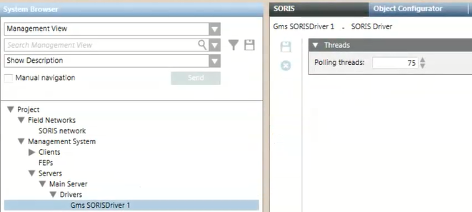 SORIS Driver Polling Threads