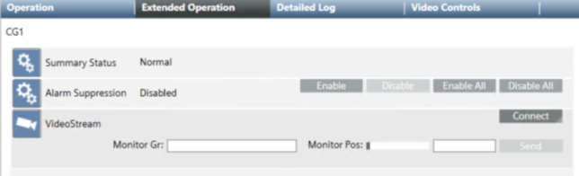 Camera Group Properties and Commands