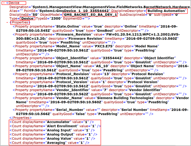 IBase Report Device Section 3rd Party BACnet EM