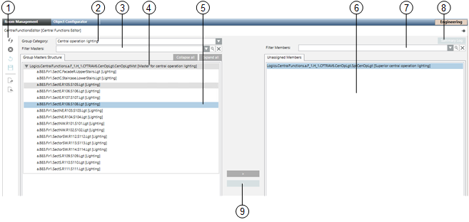 Central Functions Editor