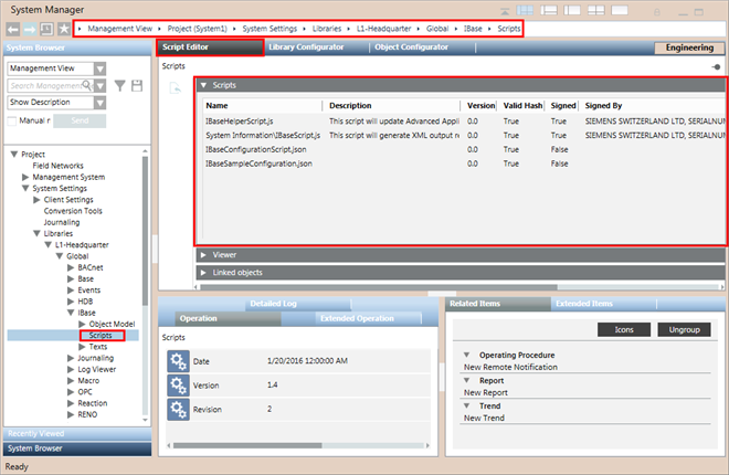 IBase-Scriptbibliothek