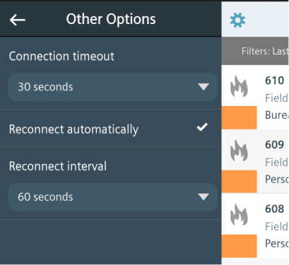 Server-Verbindungseinstellungen