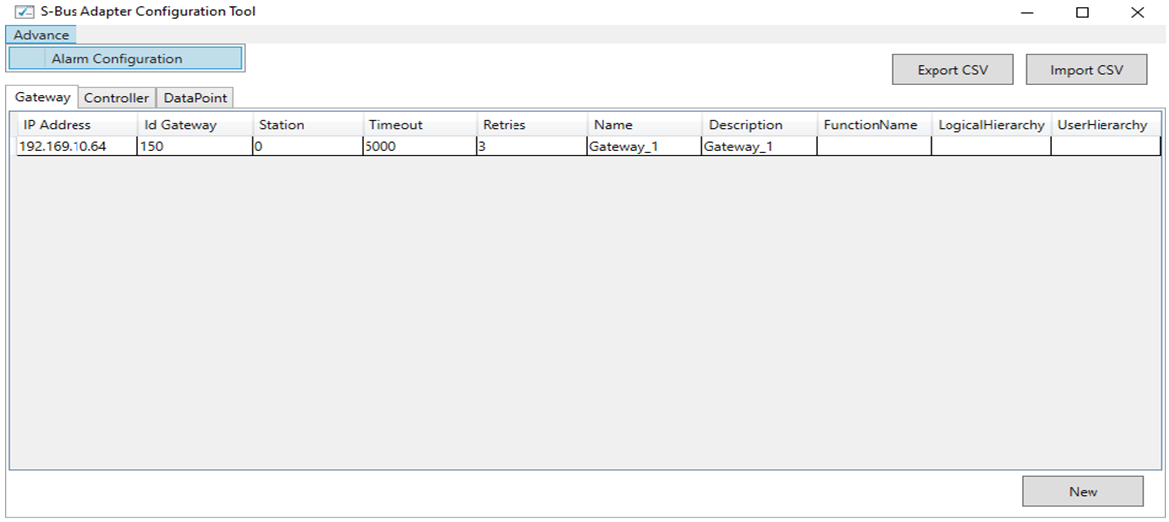S-Bus Configuration Tool