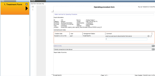 Alarmbericht-Massnahme