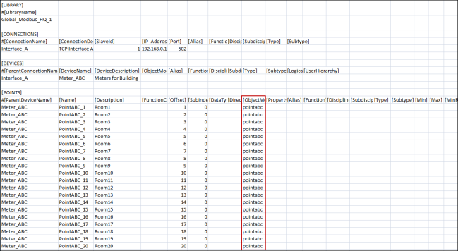Benutzerdefinierte Geräte, Szenario 2, Excel