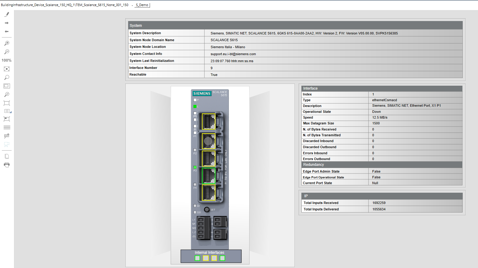 Scalance S615 Operating Graphic
