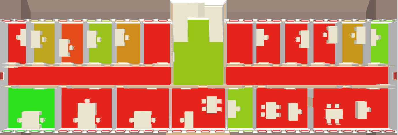 Floor Overview: Room Air Quality